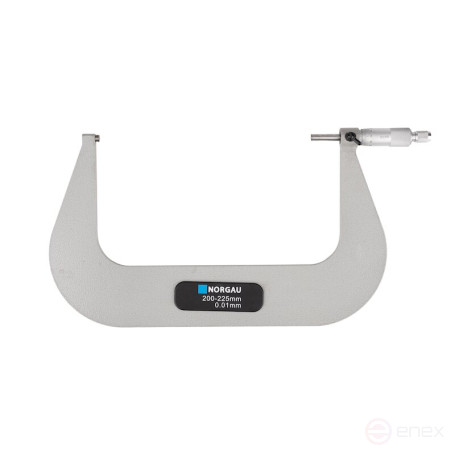Микрометр NORGAU Industrial 200-225 мм, 0.01 мм, NM-225
