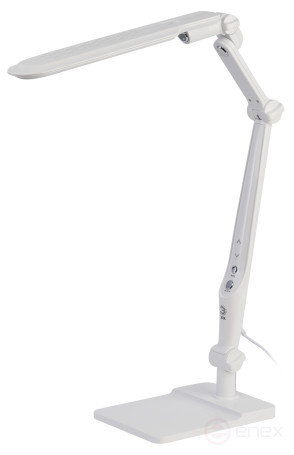 Настольный светильник ЭРА NLED-497-12W-W светодиодный на струбцине и с основанием белый