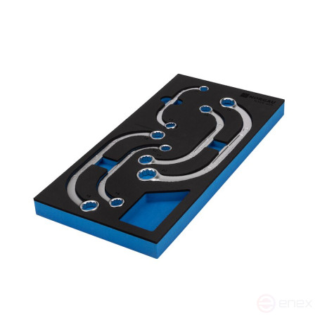 Набор накидных моторных ключей NORGAU Industrial в ложементе 5 предметов