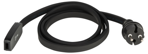 ERABL- SET ERA Belt-light Connection Kit (power cord with plug+ connector, 2 cores), black