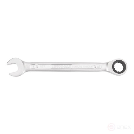 Ключ гаечный комбинированный NORGAU Industrial с трещоткой 14 мм, N7R-14