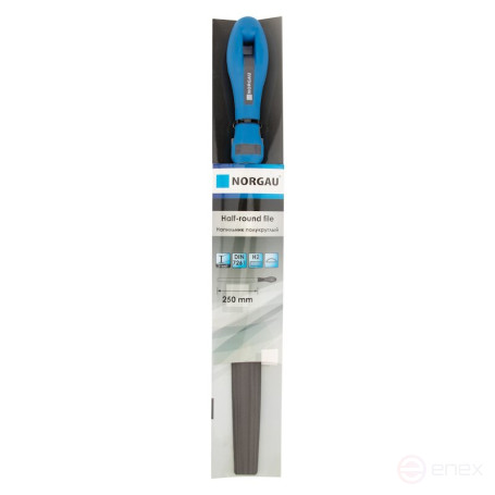 Напильник полукруглый NORGAU Industrial сужающийся, 250 мм, NF-HL250