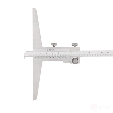 Штангенглубиномер NORGAU Industrial нониусный 0-200 мм, NDV-H