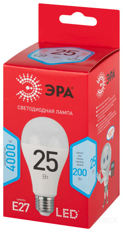 ERA RED LINE LED lamp A65-25W-840-E27 R 25W bulb neutral white light E27