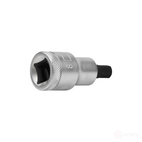 Головка торцевая NORGAU Industrial с шестигранной вставкой HEХ 1/2", 8 мм, N19IN-H