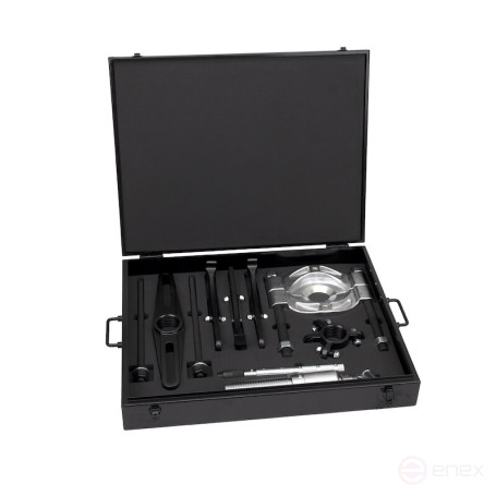 Set of hydraulic pullers NORGAU Industrial with integrated pump NHPP-10SET, 10T, 10 items