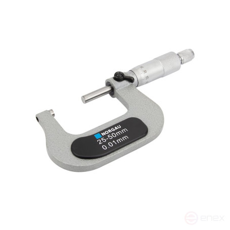 Микрометр гладкий NORGAU Industrial 25-50 мм, NM-50