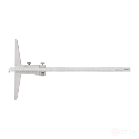 Штангенглубиномер NORGAU Industrial нониусный 0-200 мм, NDV-H