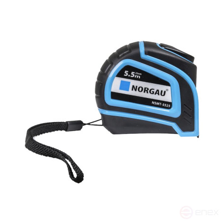 Рулетка измерительная NORGAU Industrial, 5.5 м х 25 мм, NSMT-5525