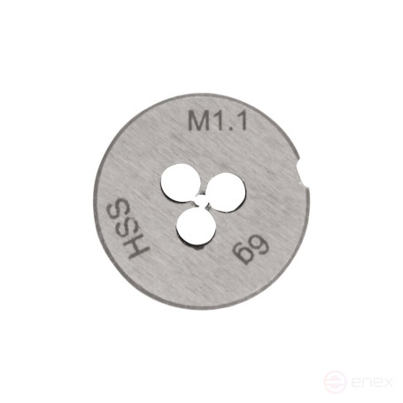 Плашка NORGAU Industrial по металлу M1.1х0.25 мм, HSS