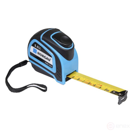 Рулетка измерительная NORGAU Industrial, 5.5 м х 25 мм, NSMT-5525