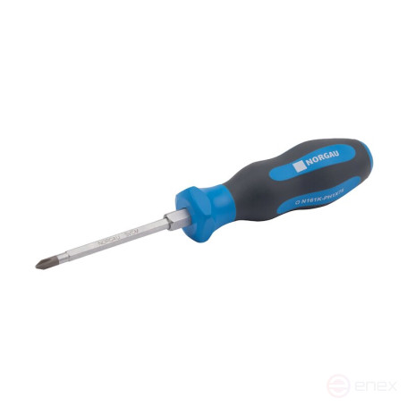 Отвертка крестовая NORGAU Industrial с ударным наконечником PH1, N161K
