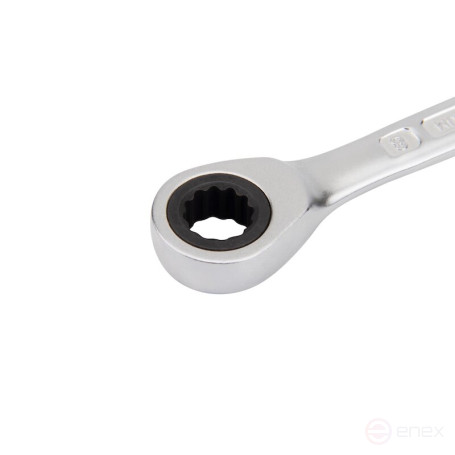 Набор гаечных комбинированных ключей NORGAU Industrial c трещоткой NWS7R-008, 8 предметов в пластиковом держателе