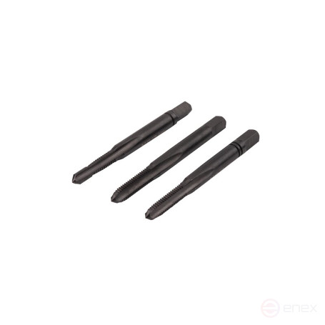 Комплект ручных метчиков NORGAU Industrial М4, HSS-E/VAP, 3 предмета