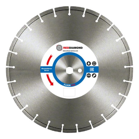 Disc on w/concrete RedDiamond Floor Pro d0400/40x3,2x10/24_25,4 2107003