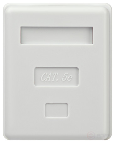 Розетка компьютерная RJ-45 ЭРА RJ01UN категория 5е неэкранированная 1-порт упаковка 40 штук