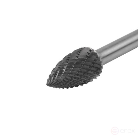 Борфреза твердосплавная NORGAU Industrial параболическая 12 мм, форма G, DCM