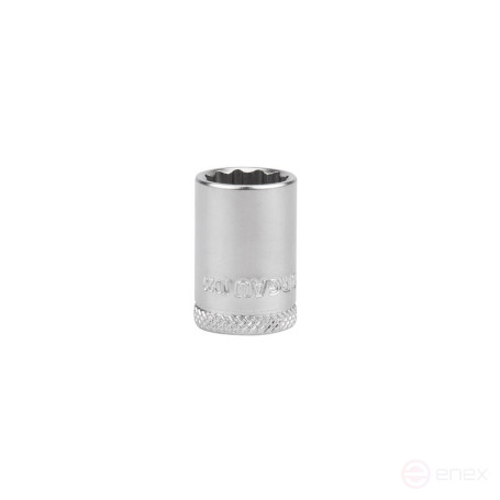 Twelve-sided end head NORGAU Industrial 1/4", 12 mm, ND20-12