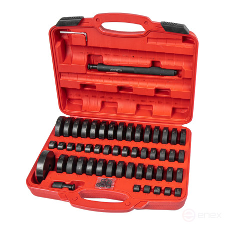 Набор оправок для выпрессовки подшипников, втулок, сальников 52пр. Arnezi R7703118