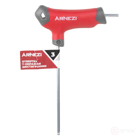 Wrench (screwdriver) T-shaped HEX 3mm ARNEZI R2060004