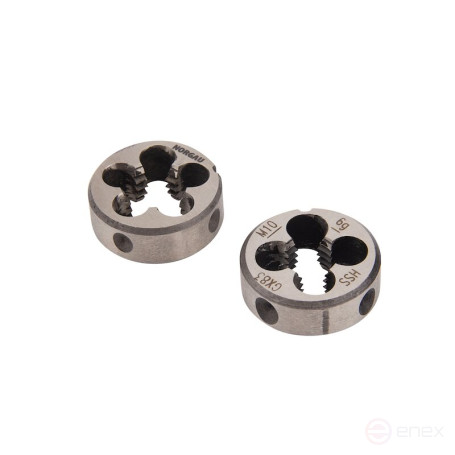 Набор метчиков и плашек NORGAU Industrial M3-M12, 32 предмета, HSS