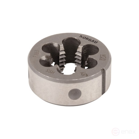 Плашка NORGAU Industrial по металлу M20х2.5 мм, HSS