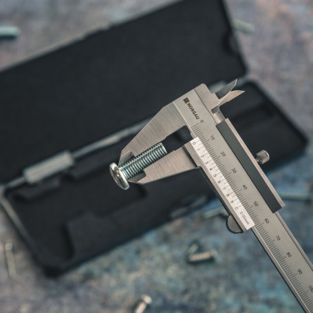 Штангенциркуль нониусный NORGAU Industrial 0-150 мм, NCV-1505