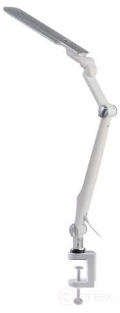 Настольный светильник ЭРА NLED-496-12W-S светодиодный на струбцине серебро