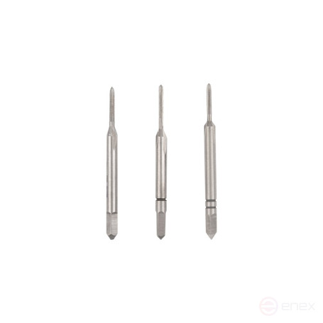 Комплект ручных метчиков NORGAU Industrial M1.2, HSS, 3 предмета
