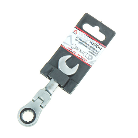 Ключ комбинированный 13 мм. трещоточный, шарнирный, короткий ARNEZI R1030713