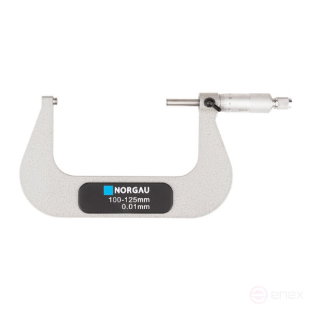 Микрометр NORGAU Industrial 100-125 мм, 0.01 мм, NM-125
