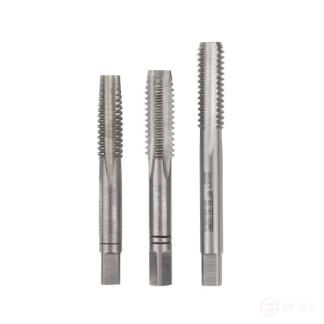 Set of hand taps NORGAU Industrial UNC 5/16, HSS, 3 pieces