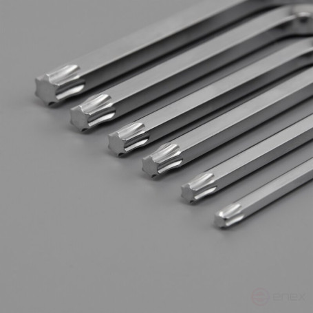 Набор ключей двусторонних с Torx профилем NORGAU Industrial 9 предметов, N43-009