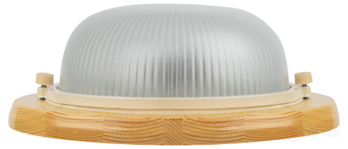 Светильник ЭРА НБО 03-60-011 Кантри дерево/стекло IP54 E27 max 60Вт D220 круг сосна