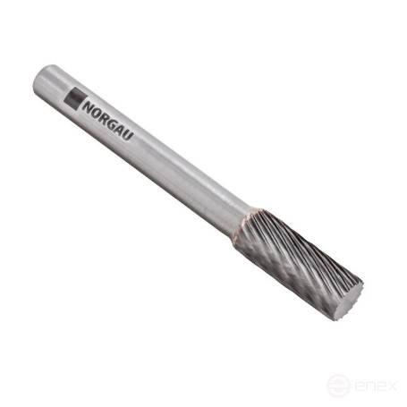 Борфреза твердосплавная NORGAU Industrial цилиндрическая 12 мм, форма A, ALU