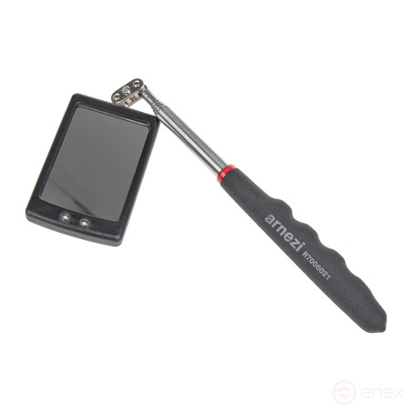Inspection telescopic mirror with backlight 285-876 mm ARNEZI R7006021