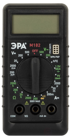 МТ-182 Мультиметр цифровой ЭРА модель M182