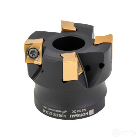 Фреза торцевая со сменными пластинами NORGAU Industrial N303.D50.22.Z4.12