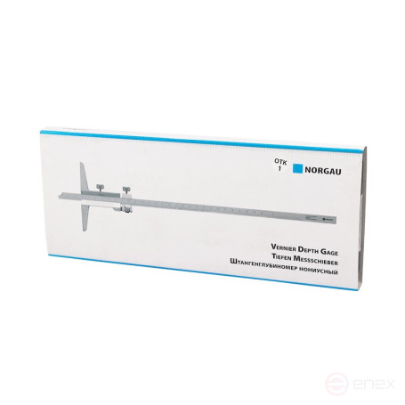 Штангенглубиномер нониусный NORGAU Industrial 0-300 мм, NDV