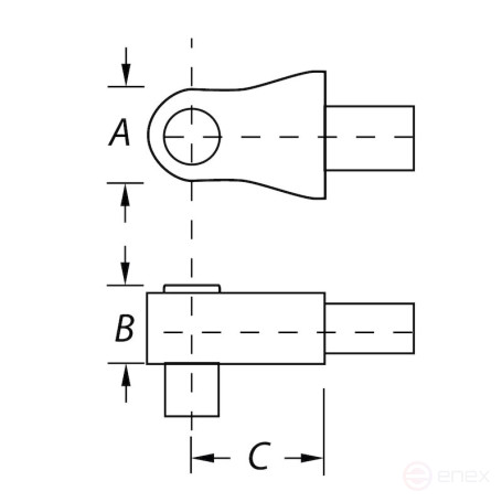 Насадка с неподвижным квадратом NORGAU Industrial 1/4", N612