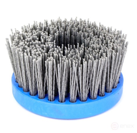 Щетка чашечная Д130*70*M14, ворс полимер-абразив P60 по дереву для УПМ УШМ (болгарка) (1-017)