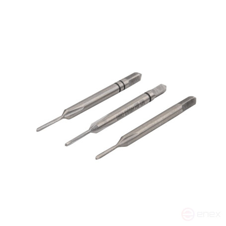 Комплект ручных метчиков NORGAU Industrial M1, HSS, 3 предмета