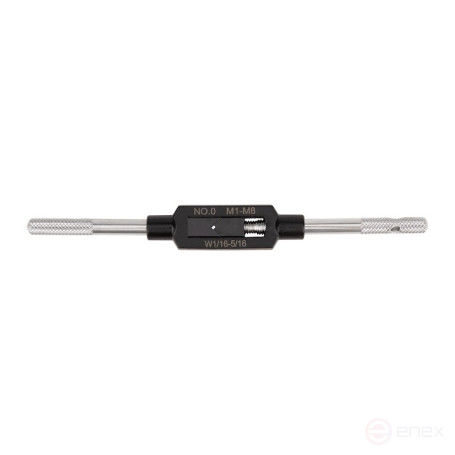 Вороток для метчиков NORGAU Industrial регулируемый №0, М1-8, 130 мм, стальной