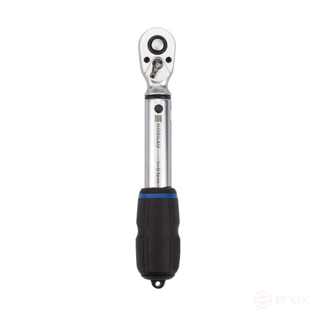 Torque wrench NORGAU Industrial limit wrench with built-in ratchet 1/4" 1-6 Nm, NTW21-006PR