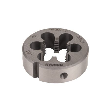 Плашка NORGAU Industrial по металлу MF20x1.5 мм, HSS