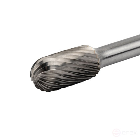 Борфреза твердосплавная NORGAU Industrial сфероцилиндрическая 10 мм, форма C, SCM