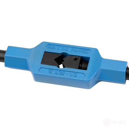 Вороток для метчиков NORGAU Industrial регулируемый 1 1/2, М1-12, 176 мм, цинковый