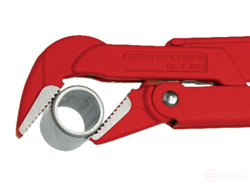 Трубный газовый ключ 45 град. D 1", L 12"