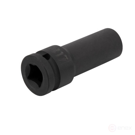 Головка ударная торцевая NORGAU Industrial шестигранная удлиненная 1/2", 17 мм, N19K-19