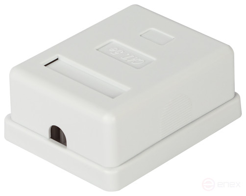 Розетка компьютерная RJ-45 ЭРА RJ01UN категория 5е неэкранированная 1-порт упаковка 40 штук